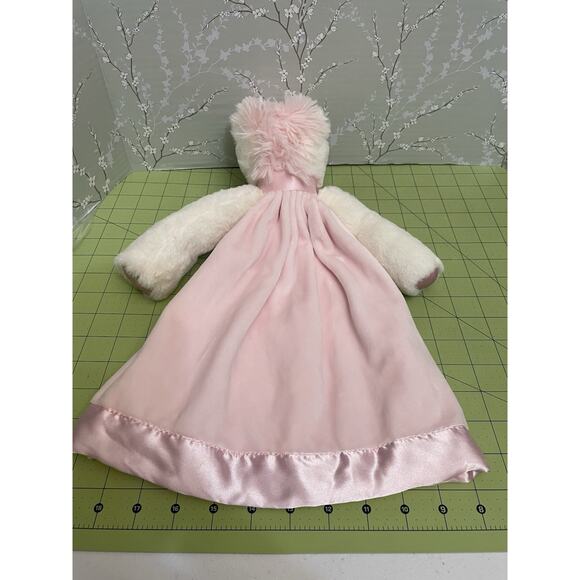 BEARINGTON BABY COLLECTION Plush Pink Unicorn Satan Back Security Blanket Lovey - Picture 4 of 11